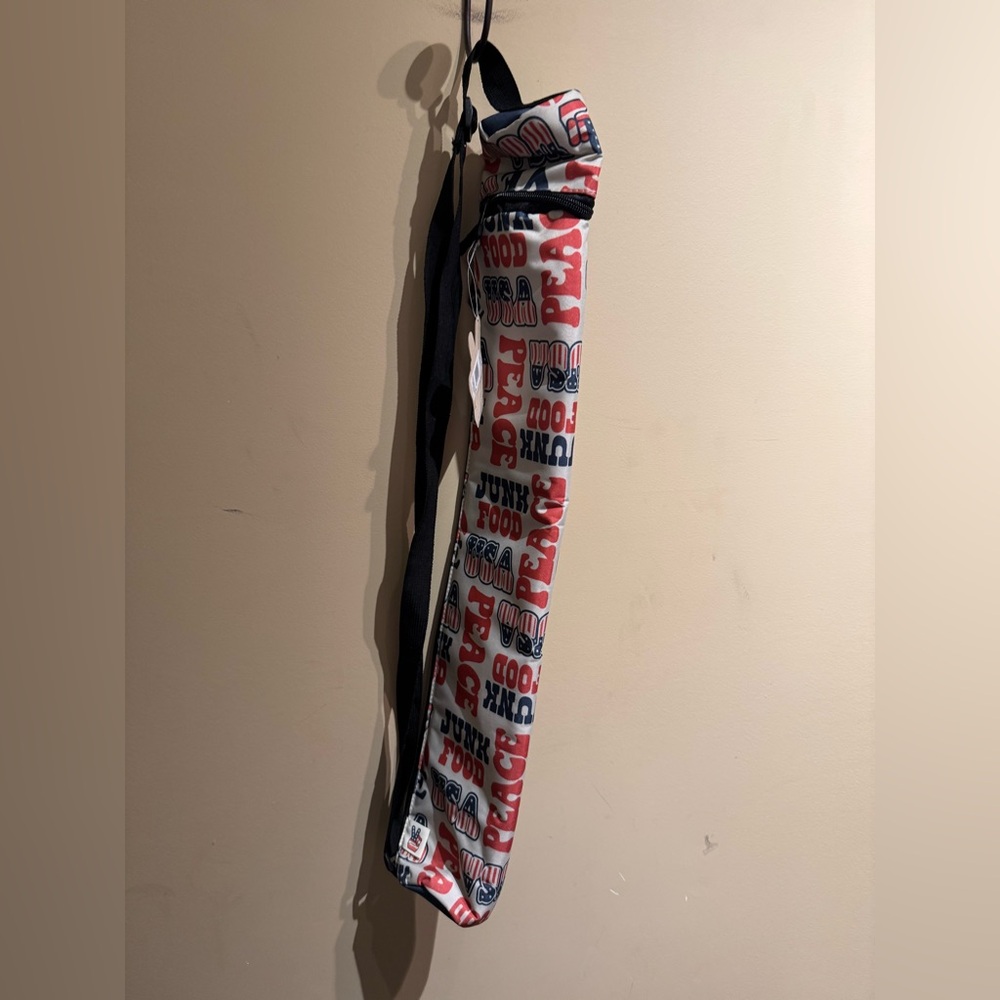 Junk Food Cooler Outdoor Sling Over Shoulder Sling Can Drink Holder NWT